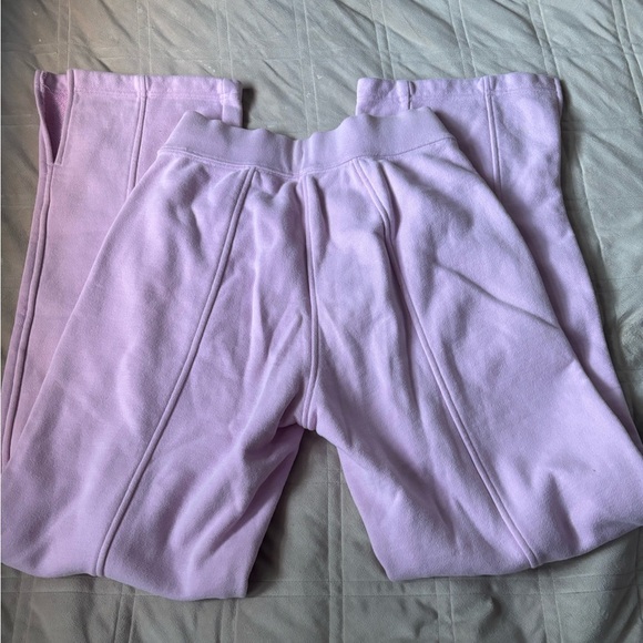 Alo Yoga Straight Leg Sweatpants In Sugarplum Pink - Picture 6 of 11